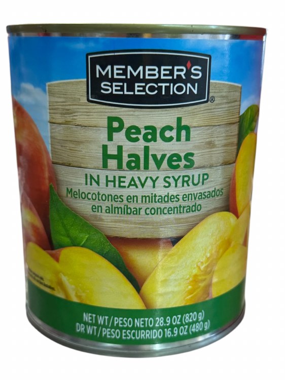 Peach Halves 820g 3in Pk