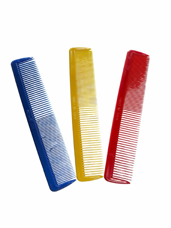 Plastic Comb Red Plum
