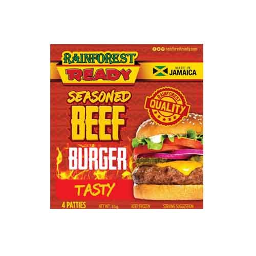 RAINFOREST SEASON BEEF BURGER 3OZ