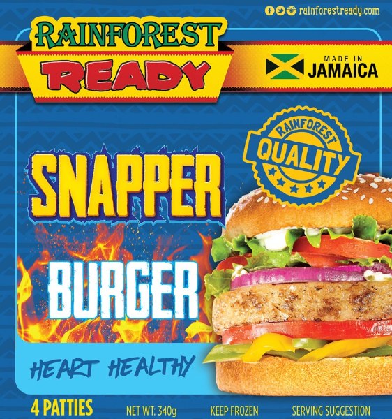 Rainforest Snapper Burger 340g