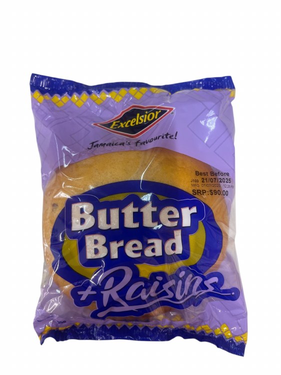 Kiss Raisin Butter Bread 125g