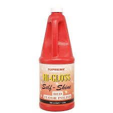 Hi-gloss Floor Polish Red 1lt
