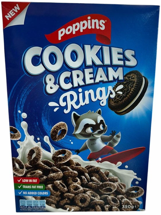 Poppins Cookie & Cream 16cs