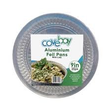 Coveboyround Foil Pan 9in 10pk
