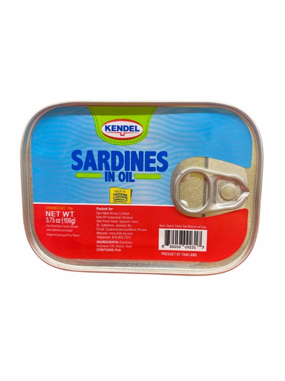 Kendel Sardine Oil 106g 24cs