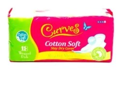 Curves Ultra Thin W/wing 18pk