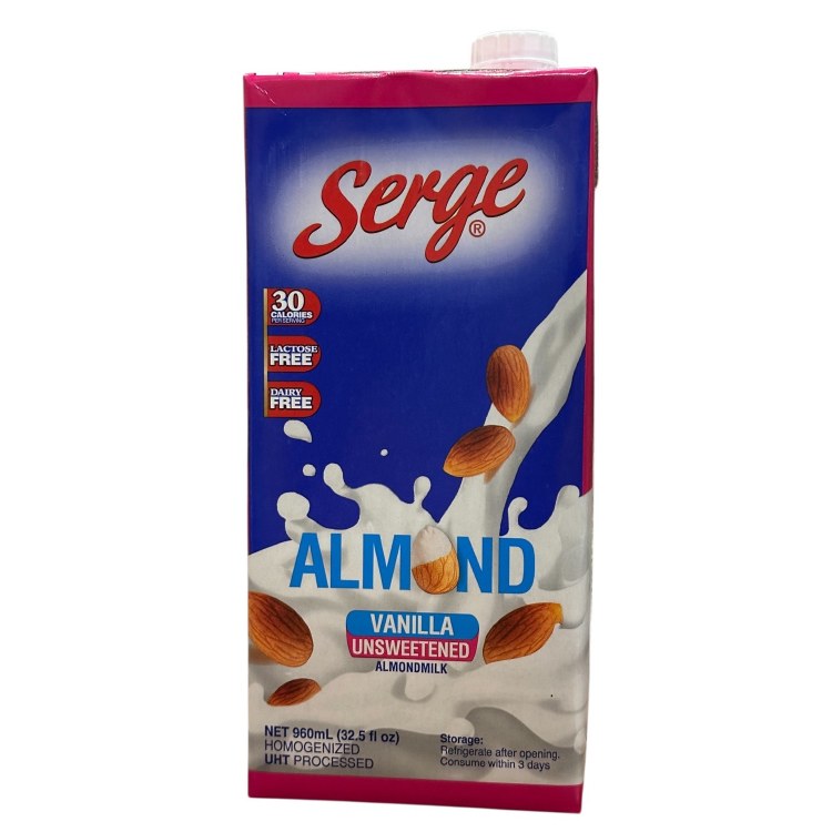 Serge Almond Unswt Milk 960ml