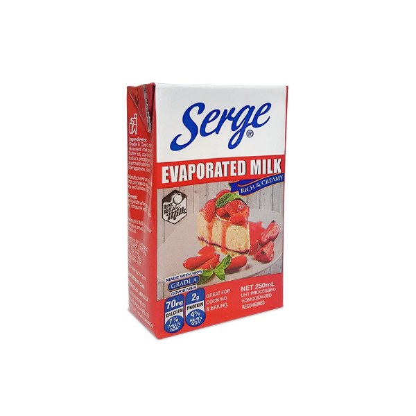 Serge Evaporated Milk250ml