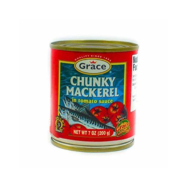 Grace Mackerel Chunky 200g48cs