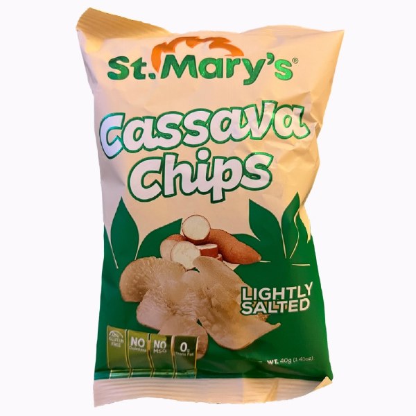 St Marys Cassava Chips 40g 48c
