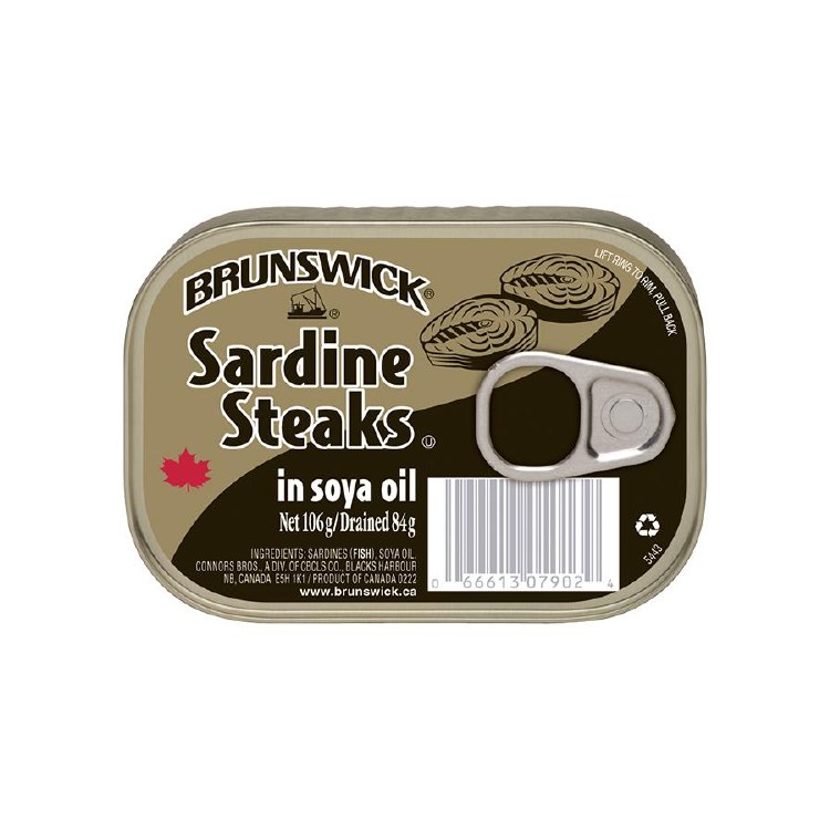 Brunswick Sardine Steaks 106g