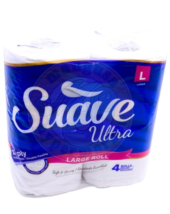 Tissue Suave Ultra 4pk 12cs