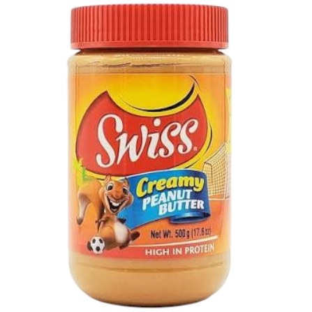 Swiss Peanut Butter 500g 12cs