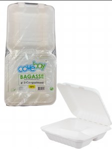 Three Compartment Box 50pcs