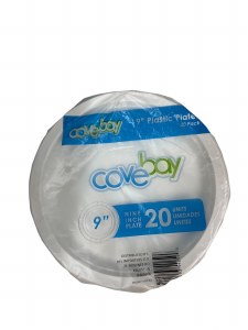 Covebay 9inc Plate 20pk 25cs