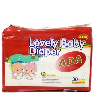 Additional picture of Ada Baby Diaper 30pk Med (10cs