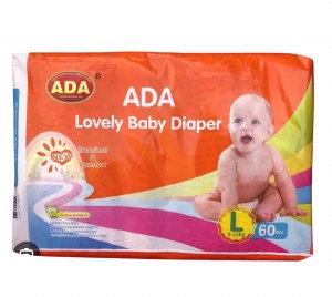 Ada Diaper Lg  6o-pk (4cs)