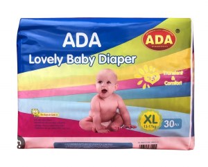 Ada Diaper Xlarge 30 Pk (8cs)