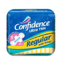 Confidence Ultra Thin Reg 12pk