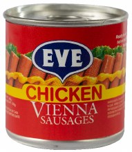 Eve Tin Sausages 140g (48cs)
