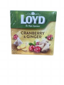 Loyd Cranberry &ginger Tea