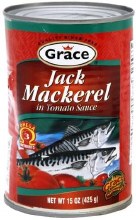 Grace Jack Mackerel 425g 24cs