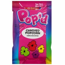 Holiday Pop Candied Popcorn