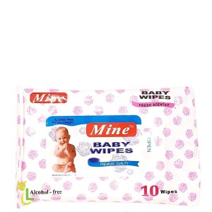 Mine Wipes Sml 10pk (24cs)