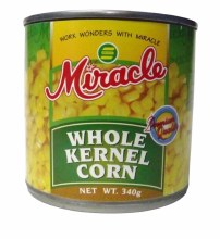 Miracle Whole K Corn 340g 24cs