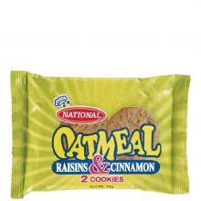 Nat Oatmeal Raisin Cookies 30g
