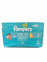 Green Pk Pampers #2 27 Diapers