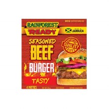RAINFOREST SEASON BEEF BURGER 3OZ
