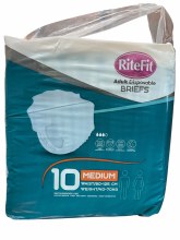 Ritefit Adult Pamper Med 10pk