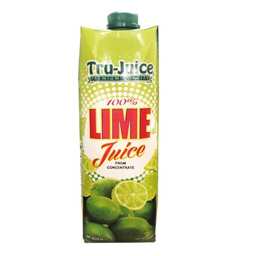 Tru J 100%lime Juice 1l 12cs