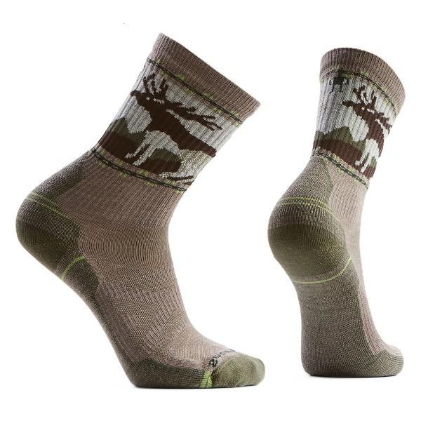 Hike Light Cushion Mountain Moose Crew Socks - Men