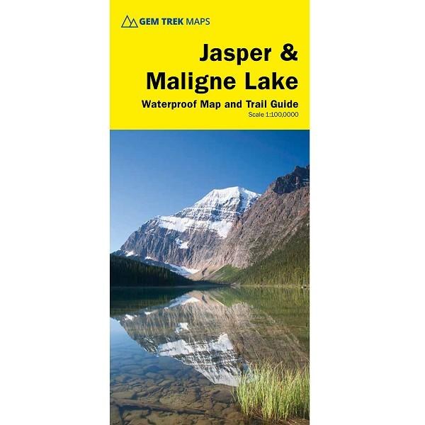Jasper and Maligne Lake Map