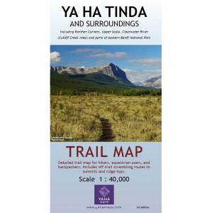 Ya Ha Tinda and Surroundings Map