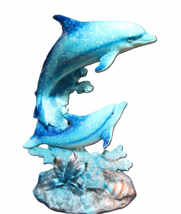 7" Resin Dolphin