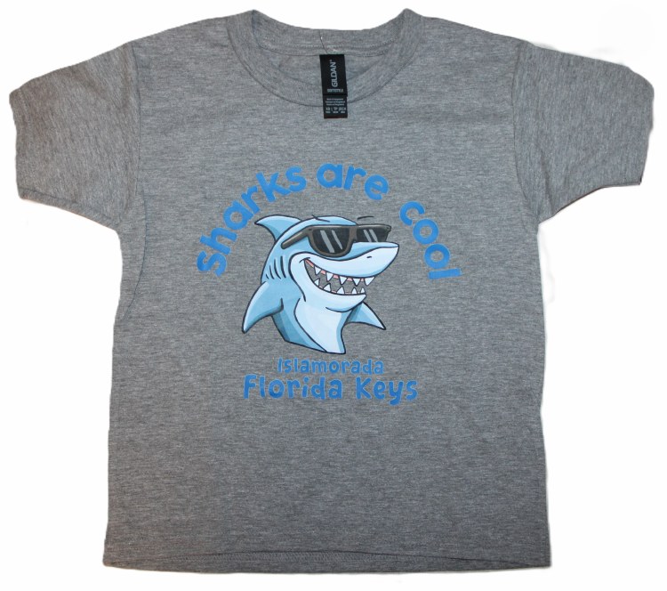 Cool Shark Child T Xs Gray