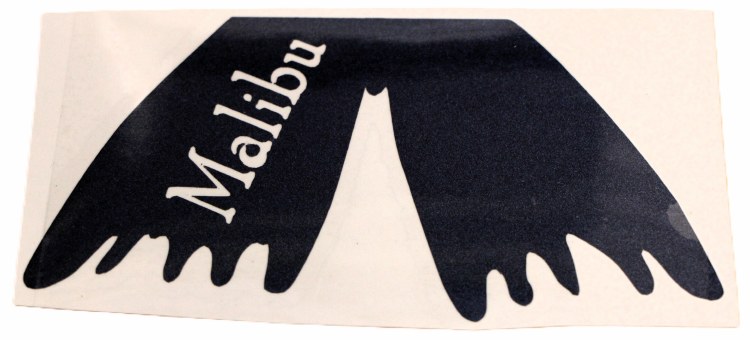 Malibu Decal