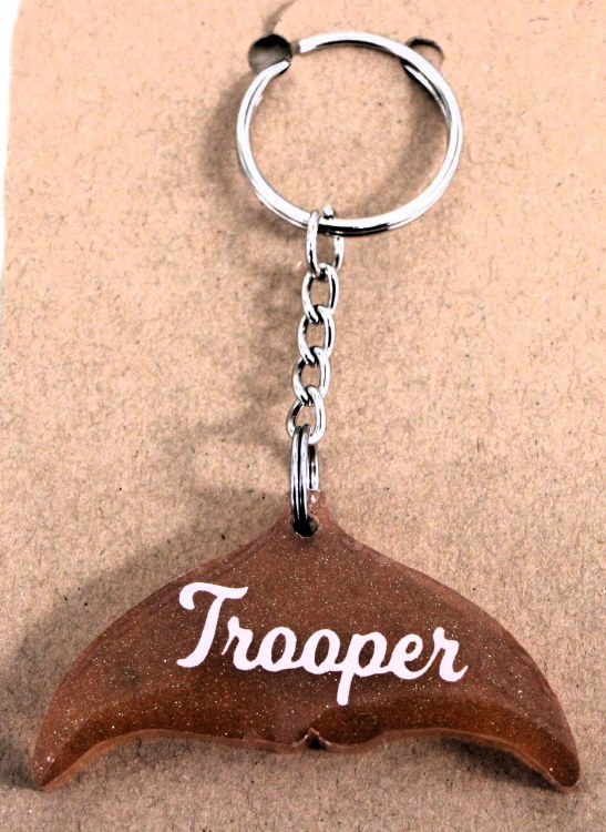 handmade key chain with our animals names