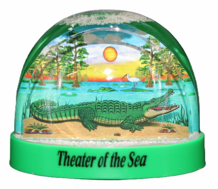 Gator 3" Snowglobe