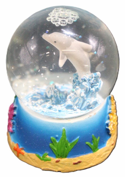 Dolphin Jumping Water Globe