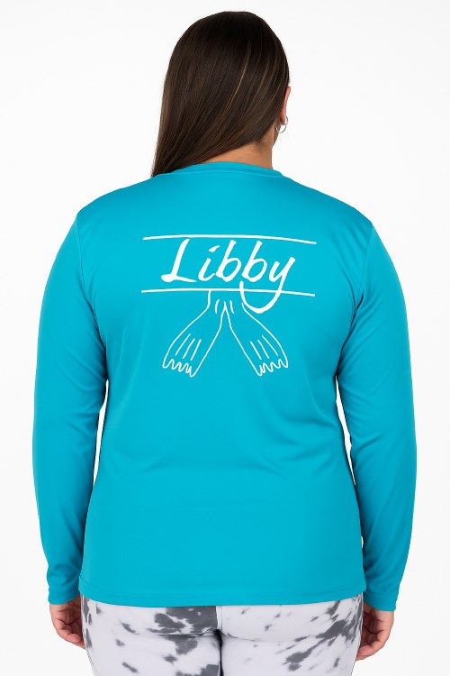 Libby Rashguard Xs Aqua