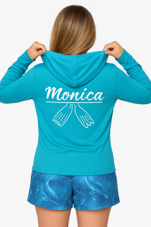Monica Rashguards Xs Aqua
