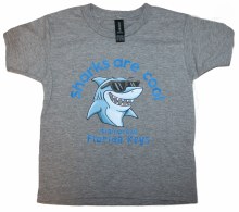 Cool Shark Child T Xs Gray