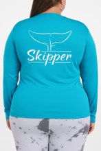 Skipper Rashguard Xs Aqua