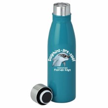 Dolphins Are Cool Teal Bottle