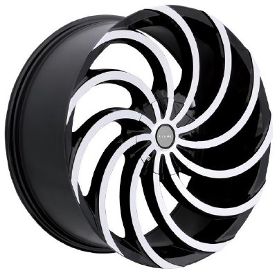 CAP BLACK 22X8.0 (CSVW21-B2A)