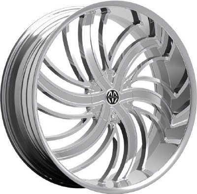26X9.5 5-115 / 5-120 +25 74.1 CHROME - TSUNAMI